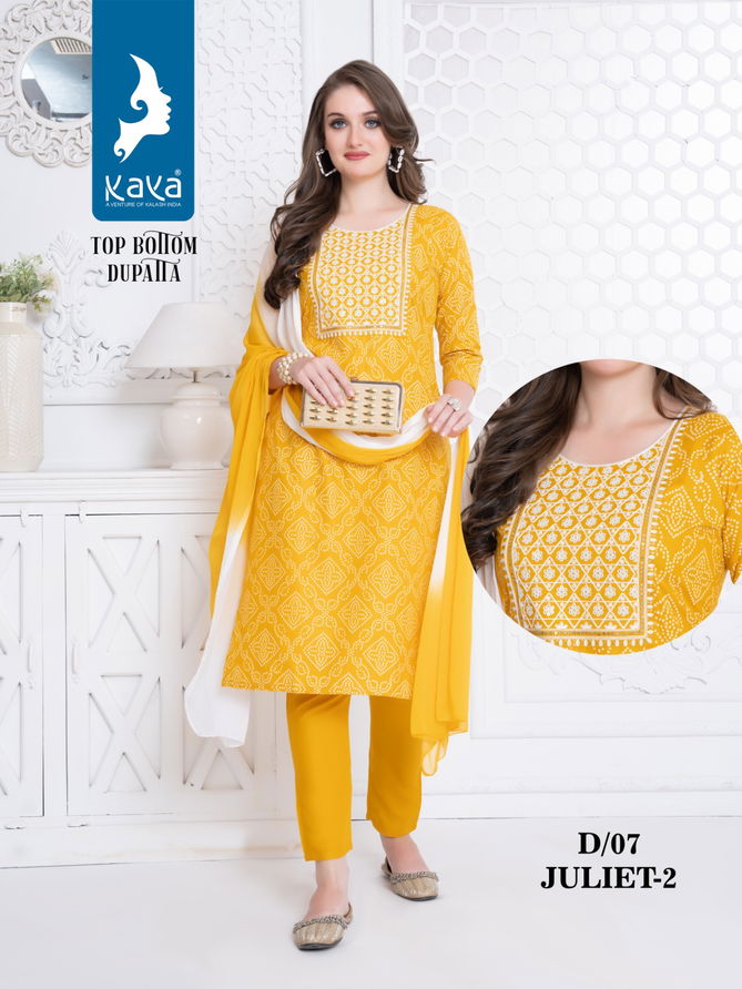 Kaya Juliet Vol 2 Printed Readymade Suits Catalog
